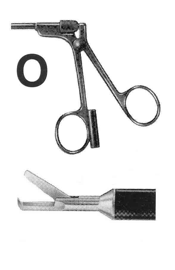 İZOLESİZ MAKAS O MODEL SAPLI  ÇAP : 5MM L:36CM